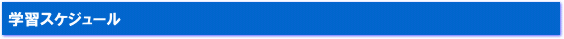学習スケジュール